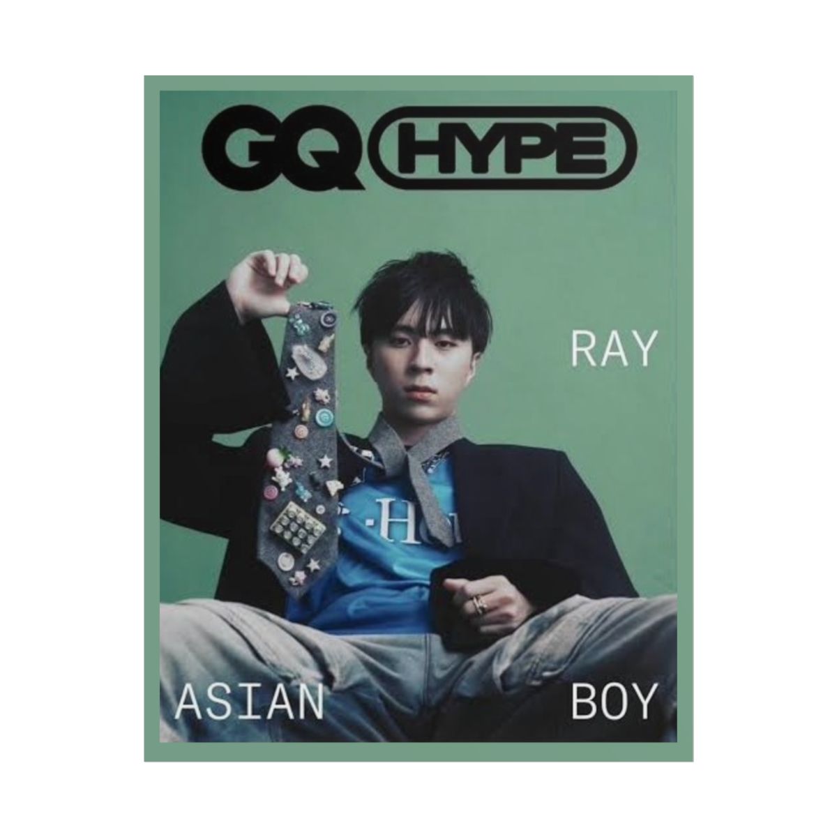 GQ HYPE Ray Asian Boy Poster Rolled Posters | Magazine Cover Art | Rayasianboy